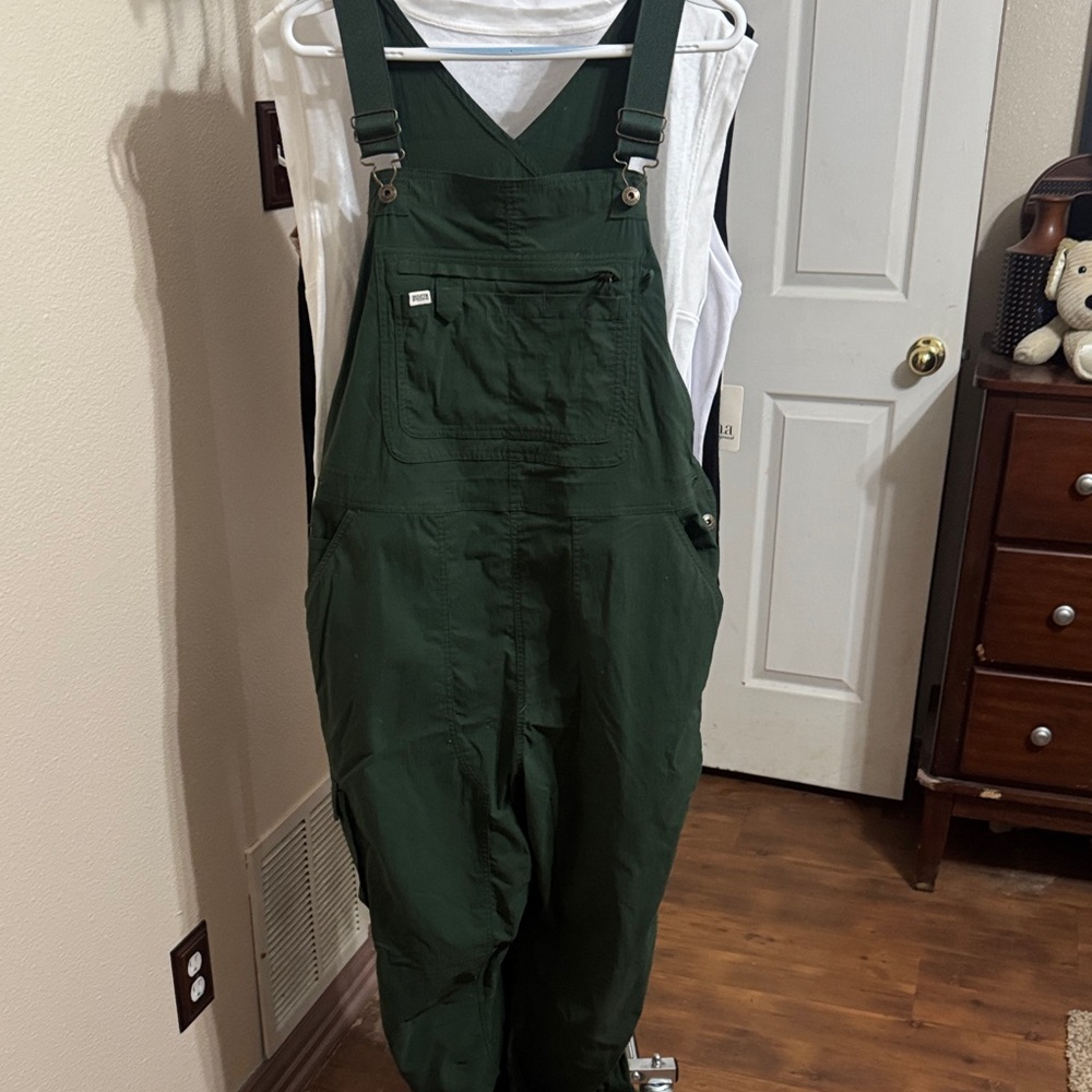 Duluth Trading Co Olive Overalls worn once